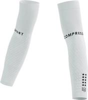 Compressport Armforce Running Arm Sleeves White Compression Run Sports Training