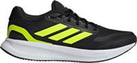 adidas RunFalcon 5 Mens Running Shoes Black Cushioned Sports Training Trainers