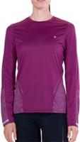 Ronhill Tech Reflect Womens Running Top Purple Long Sleeve Run Lightweight - L Regular