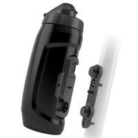 FidBike Lock Twist 590 Bottle With Base Black Cycling Hydration Drinks