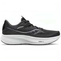 Saucony Ride 15 Mens Running Shoes Black Cushioned Sports Training Run Trainers