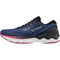 Mizuno Wave Skyrise 3 Womens Running Shoes Navy Cushioned Comfort Run Trainers