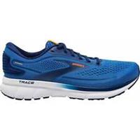 Brooks Trace Mens Running Shoes Blue Soft Smooth Cushioned Run Sports Trainers