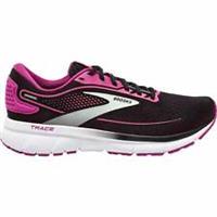 Brooks Trace 2 Womens Running Shoes Black Cushioned Comfort Sports Run Trainers