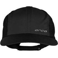 Orca Unisex Running Cap Black Run Breathable Quick Drying Hat Mens Womens