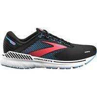 Brooks Adrenaline GTS 22 Womens Running Shoes Black Cushioned Support Trainers