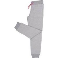 More Mile Fleece Girls Joggers Grey Junior Kids Pockets Elasticated Sweatpants