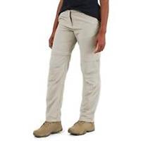 Craghoppers Nosilife Convertible III Womens Walking Trousers Sand Long Length