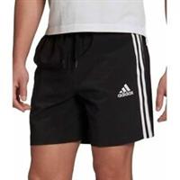 adidas AeroReady Essentials Chelsea 3 Stripes Mens Training Shorts Black Gym