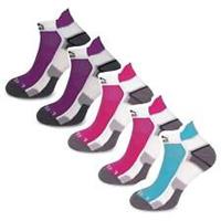 More Mile Miami Running Socks 5 Pack Womens Sports Training Run Breathable Gym