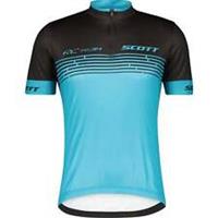 Scott RC Team 20 Mens Cycling Jersey Blue Short Sleeve Bike Ride Top - S Regular