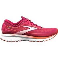 Brooks Trace 2 Womens Running Shoes Pink Cushioned Comfort Sports Run Trainers