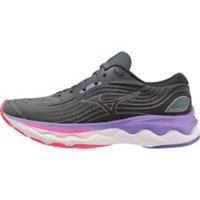 Mizuno Wave Skyrise 4 Womens Running Shoes Grey Cushioned Comfort Run Trainers