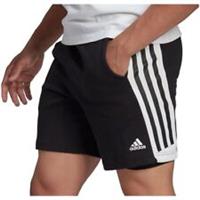 adidas Future Icons 3 Stripes Mens Training Shorts Black Gym Excerise Workout