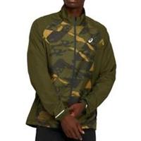 Asics Future Camo Mens Running Jacket Green Run