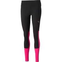 Puma Run Favourite Regular Rise Womens Running Tights Black Sports Training Gym - S Regular