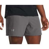 Under Armour Launch Elite Mens Running Shorts Grey 5 Inch Lined Breathable Run - L Regular