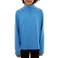 More Mile Train To Run Junior Running Top Blue Half Zip Kids Long Sleeve Jogging - UK Size Juniors