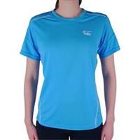 Traks Hills Womens Running Top Blue Short Sleeve Lightweight Run Jogging T-Shirt