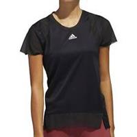 adidas HEAT.RDY Womens Training Top Black Short Sleeve Gym Breathable T-Shirt - UK Size Regular