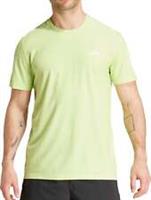 adidas Own The Run Mens Running Top Green Short Sleeve Reflective T-Shirt - S Regular