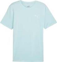 Puma Run Favourite Heather Mens Running Top Blue Short Sleeve Jogging T-Shirt - XL Regular