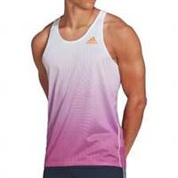 adidas Adizero Engineered Mens Running Vest Purple Run Lightweight Tank Top - XL Regular