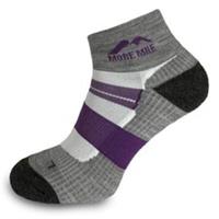 More Mile Endurance Womens Running Socks - Grey - UK 5.5 - 8 Regular