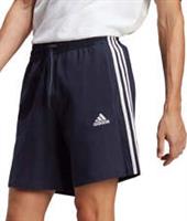 adidas Essentials 3 Stripes Mens Shorts Navy 7 Inch Stylish Pockets Elasticated - 2XL Regular