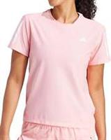 adidas Own The Run Womens Running Top Pink Short Sleeve Moisture Wicking T-Shirt - XS Regular