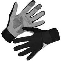 Endura Windchill Full Finger Cycling Gloves Black Mens Windproof Padded Road