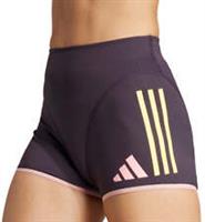 adidas Adizero Promo Womens Short Tights Purple Running Moisture Wicking Run