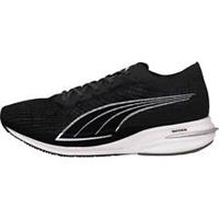 Puma Deviate Nitro Mens Running Shoes Black Cushioned Carbon Sports Run Trainers