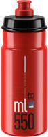 Elite Jet Biodegradable 550ml Water Bottle Red Cycling Hydration Drinks