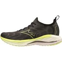 Mizuno Wave Neo Wind Mens Running Shoes Black Cushioned Comfort Sports Trainers