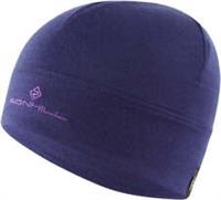 Ronhill Merino Running Beanie Blue Reflective Merino Wool Run Quick Drying Hat