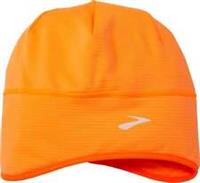 Brooks Notch Thermal Running Beanie Orange Fleece Run Breathable Hat Mens Womens