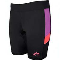 More Mile More-Tech Womens Short Tights Black Running Fitted Sports Run Shorts