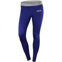 TCA Pro Performance Endurance Womens Running Tights Blue Compression Run Sports