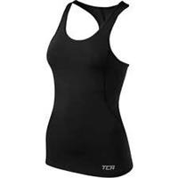 TCA Pro Performance Womens Running Vest Black Base Layer Run Sleeveless Tank Top