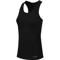 TCA Natural Performance Womens Running Vest Black Run Lightweight Tank Top