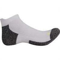 More Mile Challenger Running Socks White Cushioned Support Sports Training Run