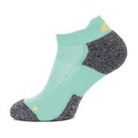 More Mile Challenger Womens Running Socks Blue Cushioned Support Sports Training - UK 5.5 - 8 Regular