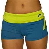 More Mile More-Tech Womens Running Shorts Blue 3 Inch Lightweight Fitted Sports