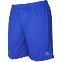 More Mile Premier Mens Football Shorts Blue Moisture Wicking Adjustable Short