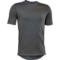 Fox Ranger Crys DriRelease Mens Cycling Jersey Grey Short Sleeve MTB Bike Top - 2XL Regular