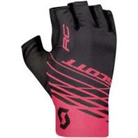 Scott RC Pro Fingerless Cycling Gloves Black Ventilated Padded Bike Ride Cycle