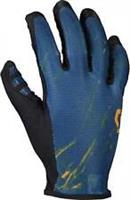 Scott Traction Full Finger Cycling Gloves Blue Bike Ride Breathable Cycle Mens