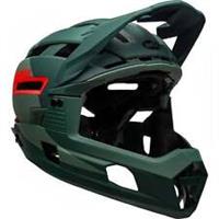 Bell Super Air R MIPS MTB Full Face Helmet Green Cycling Padded Mountain Carbon