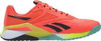 Reebok Nano X2 Mens Training Shoes Orange Gym Workout Cushioned Fitness Trainers